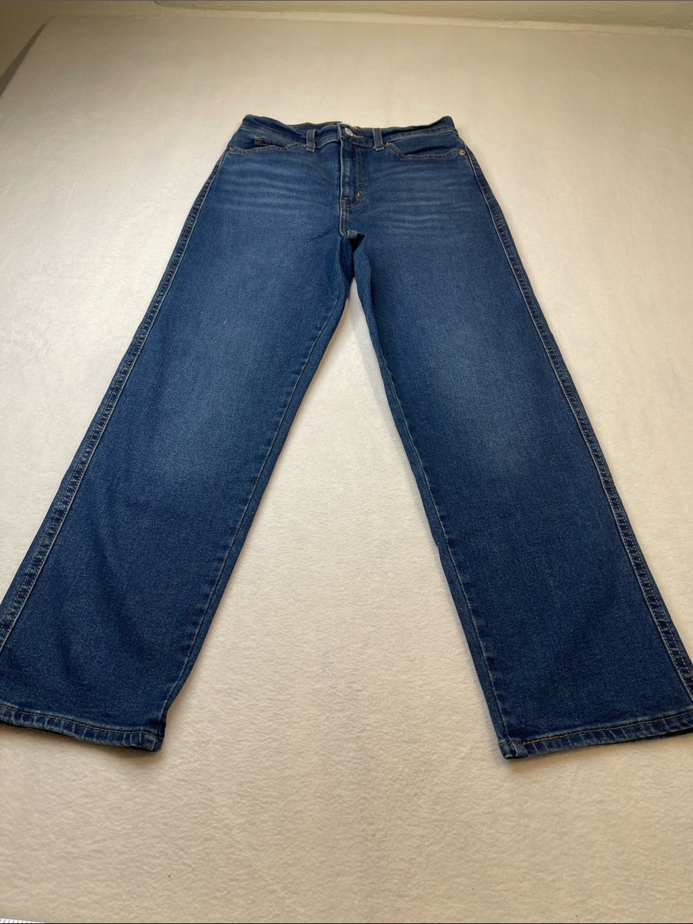 Levi's Signature High-Rise Straight Jeans in Indigo Blue WOMENS SIZE 2
